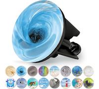 M. ROSENFELD HOME Bouchon de lavabo Universel, 40 mm, avec Motif Tourbillon, en Laiton, Universel, avec Caoutchouc, pour lavabos de Salle de Bain et bidets