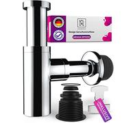 M. ROSENFELD HOME Siphon Lavabo Standard Universel de 1 1/4 Pouces - Réglables