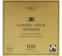 M & S Marks and Spencer 160 Luxury Gold Tea Bags