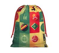 M Sac de Noël avec cordon de serrage - Réutilisable - Symboles mathématiques imprimés cadeaux de Noël, cadeaux de mariage, sacs d'anniversaire