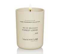 M&SENSE Bougie Naturelle à la Cire de Soja | Forest Lodge | 250g | Bougie Parfumée Minimaliste pour Détente, Cadeaux, Décoration Intérieure | Chambre, Bureau, Petites Fêtes