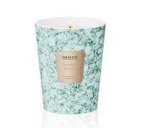 M&SENSE Bougie parfumée 400g|Bamboo Stream|75h de combustion |Bougie Decorative naturelles en cire de soja|Aromathérapie relaxante|Cadeau pour femme & homme,Modern Marble Jar