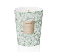 M&SENSE Bougie parfumée 400g|Bois de santal Jasmin|75h de combustion |Bougie Decorative naturelles en cire de soja|Aromathérapie relaxante|Cadeau pour femme & homme,Modern Marble Jar