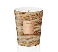 M&SENSE Bougie parfumée 400g|Espresso Hot Fudge|75h de combustion |Bougie Decorative naturelles en cire de soja|Aromathérapie relaxante|Cadeau pour femme & homme,Modern Marble Jar