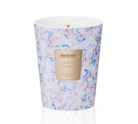 M&SENSE Bougie parfumée 400g|Fleurs solaires|75h de combustion |Bougie Decorative naturelles en cire de soja|Aromathérapie relaxante|Cadeau pour femme & homme,Modern Marble Jar