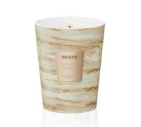M&SENSE Bougie parfumée 400g|Vanille tabac|75h de combustion |Bougie Decorative naturelles en cire de soja|Aromathérapie relaxante|Cadeau pour femme & homme,Modern Marble Jar