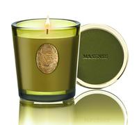 M&SENSE Bougie Parfumée Bois de Santal Jasmin,260g Bougie Parfumée en Pot Bougie de Soja Naturelle,50 Heures de Combustion,Cadeaux Bougies Cadeau Anniversaire Pour Femmes & Hommes