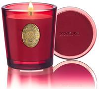 M&SENSE Bougie Parfumée Camélia Rouge,260g Bougie Parfumée en Pot Bougie de Soja Naturelle,50 Heures de Combustion,Cadeaux Bougies Cadeau Anniversaire Pour Femmes & Hommes