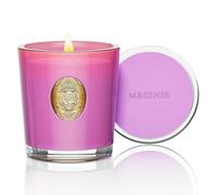 M&SENSE Bougie Parfumée en Pot Lavande Camomille, Bougie de Soja Naturelle Non Toxique,290g 10.2 oz,55 Heures de Combustion,Cadeau Parfait Pour Femme,Bougies Décoratives Colorées