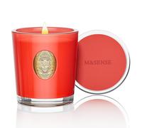 M&SENSE Bougie Parfumée en Pot Pastèque, Bougie de Soja Naturelle Non Toxique,290g 10.2 oz,55 Heures de Combustion,Cadeau Parfait Pour Femme,Bougies Décoratives Colorées