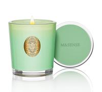M&SENSE Bougie Parfumée en Pot Verveine, Bougie de Soja Naturelle Non Toxique,290g 10.2 oz,55 Heures de Combustion,Cadeau Parfait Pour Femme,Bougies Décoratives Colorées