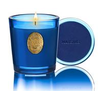 M&SENSE Bougie Parfumée Rêve d'océan,260g Bougie Parfumée en Pot Bougie de Soja Naturelle,50 Heures de Combustion,Cadeaux Bougies Cadeau Anniversaire Pour Femmes & Hommes