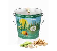 M&SENSE Bougie Parfumées Citronnelle Eucalyptus | Bougie en Cire Naturelle 110h, Aroma Purifiant pour Salon, Chambre & Yoga - Idée Cadeau Zen pour Détente et Méditation
