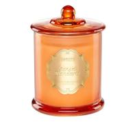 M&SENSE Bougie parfumées dans un pot en verre avec 2 mèches - Parfum mandarine Longue durée de combustion de plus de 60 heures - Décoration d'intérieur - Cadeau pour femme