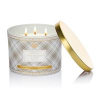 M&SENSE Bougie Parfumées Fleur de cactus & sauge|Bougie Parfumée Avec 3 Mèches|330g Scented Candle Naturelle de Soja|65 Heures De Combustion|à Damier Parfumée Cadeau