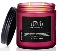 M&SENSE Bougies parfumées au sapin et au bois de santal, cire de soja naturelle, bougies non toxiques, durée de combustion 70 heures, cadeaux parfaits pour les femmes, yoga et spa, 330 g