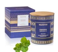 M&SENSE Côté feu Parfumé Bougie pour hommes, bougie de soja masculine pour la maison parfumée, bougie de luxe unique pour Noël et la Saint-Valentin, cadeau de pendaison de crémaillère