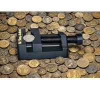 M SHOP ITALIA® Étau pince en plastique noire pour nettoyage pièces votives très rares trésors anciens or argent bronze cuivre avec sécurité et délicatesse maximale 10-40 mm Nouvelle version 2.0