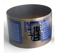 M SHOP ITALIA Résistance 75x55 mm pour pompe chauffante 00755078 12014980 lave-vaisselle compatible avec Bosch Siemens Neff Gaggenau, Puissance : 2080 W, Tension : 230 V, Acier inoxydable