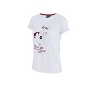 M - T-Shirt - Allez Les Bleus - Femme - Blanc - Manches Courtes - Respirant Multicolore