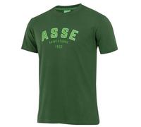 M - T-Shirt Homme - As Saint Etienne - Asse - 65% Coton - Manches Courtes - Vert Multicolore