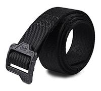 M-Tac Ceinture tactique Hex - Ceinture réversible en nylon - 40 mm de large - Légère et résistante - Pour militaire, police et extérieur - Noir - Taille XXL, Noir, XXL