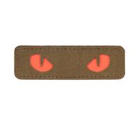 M-Tac Écusson Cat Eyes Laser Cut Coyote/Red