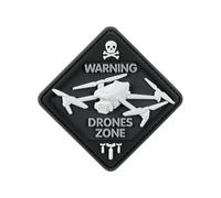 M-Tac Écusson Drone Zone PVC Black