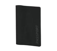 M-Tac Étui pour Passeport - en polymère résistant - Accessoire de Voyage avec Compartiment pour Passeport et emplacements pour Cartes - Noir, Noir, 13.5 * 10