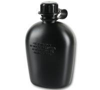 M-Tac Gourde militaire de 1 l pour voyage, camping, randonnée (noir)