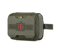 M-Tac Large Elite Pochette horizontale Molle IFAK - Cordura® 500D MIL-SPEC, base découpée au laser, fermetures éclair AquaGuard YKK®, organiseur de premiers secours amovible, vert Ranger