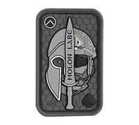 M-Tac Morale Patches Nordic Invasion - Patch tactique militaire 3D en PVC - Til Valhall (gris)