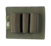 M-Tac Organiseur modulaire avec 3 boucles élastiques - Support EDC pour lampe de poche, outil multifonction, couteau, spray au poivre, stylo ou Glowstick - Organiseur compact - Olive