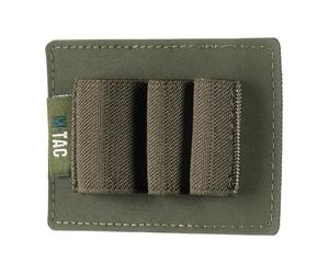 M-Tac Organiseur modulaire avec 3 boucles élastiques - Support EDC pour lampe de poche, outil multifonction, couteau, spray au poivre, stylo ou Glowstick - Organiseur compact - Olive