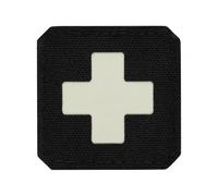 Patch médical fluorescent Medic Cross Laser Cut fluorescencyjna M-Tac - Black/GID