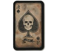 M-Tac Patch tactique As de pique de la mort avec crochet imprimé (Coyote/noir)