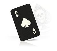 M-Tac Écusson Ace of Spades Carte de la mort, patch tactique pour équipement militaire, écussons de l'armée pour vêtements, vestes, sacs à dos, chapeaux - Écussons auto-agrippants de combat
