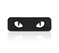 M-Tac Patchs tactiques yeux de chat avec crochets de fixation (PVC) - Noir