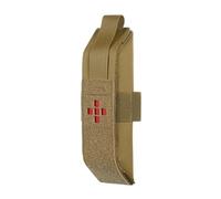 M-Tac Sac tactique pour tourniquet - Poche MOLLE fermée pour premiers secours, Cordura Squadron, coupe laser, compact, durable, idéal pour militaires, extérieur, airsoft et sauvetage, coyote