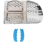 M?tal de d?tection Pelle ? sable Pliable Poign?e Sifter en acier inoxydable -Pelle pour la plage pour d?couvrir les trésors