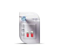 M:Tech BOMBILLAS LED ROJO 12V W5W/T10/R10