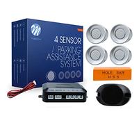 M-Tech cp7s Aide au stationnement 4 capteurs avec Haut-Parleur Argent