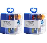 M-Tech H7 Set 60/55 W 12 V ampoules/Lampes de rechange avec fusibles, Orange (Lot de 2)