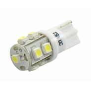 M-Tech L018 W Lampe LED W5 W 9 x SMD3528 12 V, Set de 10