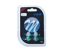 M-Tech LB002G blister 2 x LED T5 12 V cóncavo