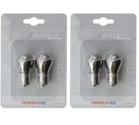 M-Tech ptzch36 - 02B Powertec PY21 W S25 12 V 21 W BAU15S, Orange (Lot de 2)