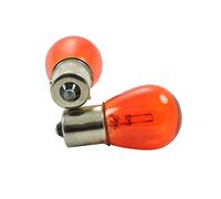 M-Tech Z19 - Lot de 10 ampoules rouges BA15S 12 V 21 W S25, Amber