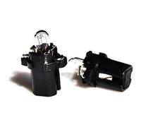 M-Tech Z55 Ampoule B8.3d 12 V/1.2 W, Set de 10, Noir