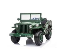 M-toys Voiture électrique enfant jeep willys 3 places