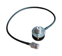 M-Tube Support d'antenne pour filetage 1/4" et 3/8", base portable pour antennes UV et à onde courte sur trépied photo, accessoire d'extérieur robuste, noir (corps principal 3/8)